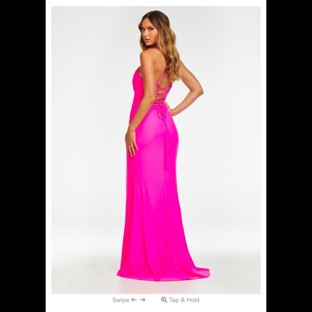 Elegant Pink Maxi Dress